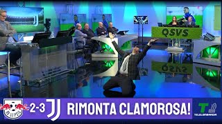 GOL DI LIPSIA JUVE 23 MOMBLANO IMPAZZISCE PER LA VITTORIA INCREDIBILE DEI BIANCONERI IN 10 [upl. by Dreher55]