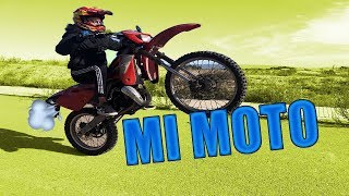 ¿PODRE HACER SALTOS CON MI MOTO 49cc  RETOS CON MI MOTO [upl. by Humfried88]