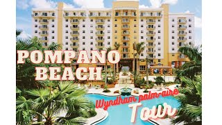 Club Wyndham PalmAire  1 Bedroom Condo Room Tour  Pompano Beach Florida [upl. by Maillliw]