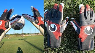 Uhlsport Powerline Absolutgrip HN Goalkeeper Glove Review [upl. by Meelas]