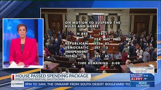 House approves spending package to avert shutdown [upl. by Uhsoj293]