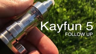 Kayfun V5  FollowUp review clapton coil build [upl. by Freedman]