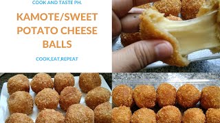 KAMOTE CHEESE BALLSSWEET POTATO CHEESE BALLS [upl. by Laure611]