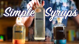 How to make simple syrup cane sugar syrup and Demerara syrup [upl. by Darill]