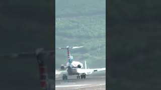 Boeing 727 take off from St Maarten airplaneaviation [upl. by Elwood]