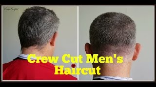 Crew Cut Mens Haircut  Wife Cutting Husbands Hair [upl. by Rosenblum554]