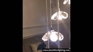 Crystal Large Chandeliers For High Ceiling Foyer Light Fixture light chandelier homedecor home [upl. by Nuahsal666]