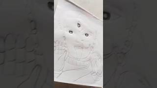 Kali Mata drawing❤️💫 shorts art video trending shortsfeed viralvideo youtubeshorts god [upl. by Sibby]