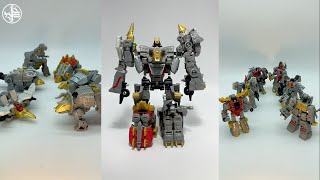 Volcanicus Transformers Legacy Evolution 6 Core Class toys combined Stop Motion shorts [upl. by Eniruam]