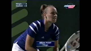 Martina Hingis vs Amanda Coetzer 2000 Miami QF Highlights [upl. by Sussna897]