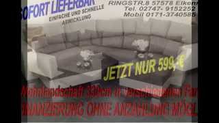 BETTSOFA SchlafCOUCH Sofa COuch Wohnlandschaft polsterECKe Bettfunktion [upl. by Bonar]