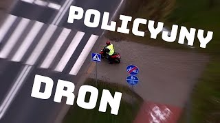 Policyjny dron w akcji [upl. by Arrik]