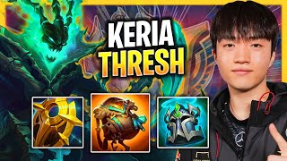 KERIA BRINGS BACK THRESH  T1 Keria Plays Thresh Support vs Leona Season 2024 [upl. by Ohl52]