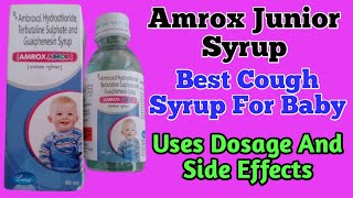 Amrox Junior Syrup  Ambroxol Hydrochloride Terbutaline Sulphate And Guaiphenesin Syrup Uses [upl. by Aened]