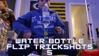 Water Bottle Flip Trick shots 5 [upl. by Lrat]