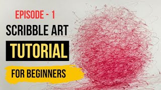 Scribble art tutorials for beginners  Episode 1 scribble art tutorials [upl. by Poock]