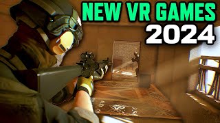 10 NEW Upcoming VR Games in 2024 [upl. by Toomay]