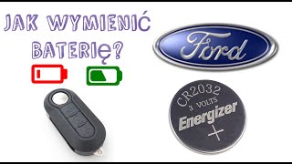 Wymiana Baterii w Pilocie  Kluczyku  Ford Ka Mk2 20092016 [upl. by Clere]