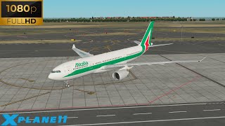 X Plane 11  Plane spotting at Bari Airport along with beautiful beaches [upl. by Benoit]