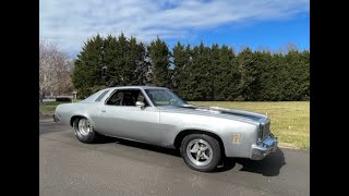 For Sale Turn Key Pro Street 1975 Chevelle Big Block400 Turbo TransFord 9quot Rear Tubbed Out [upl. by Ekul]