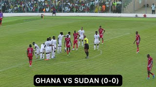 Ghana vs Sudan  00  Mohammed Kudus Chances Highlights Match with Massive Crowd Afcon Qualifiers [upl. by Dix]