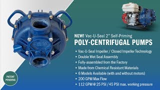 NEW PolyCentrifugal Pumps from John Blue Company [upl. by Assillim]