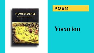 Vocation Poem in Hindi Class 6 NCERT English Book Honeysuckle [upl. by Ciri]