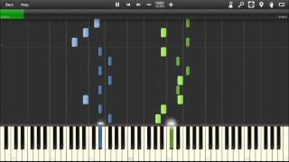 UNDERTALE  Fallen Down  Piano tutorial Synthesia [upl. by Nahrut937]