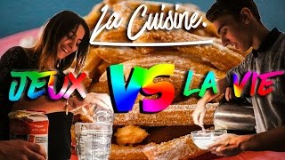 LA CUISINE DANS LES JEUX VS DANS LA VIE recette churros [upl. by Whitnell877]