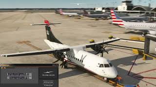 Chicago OHare to Springfield IL  ATR 42600 [upl. by Aoht]