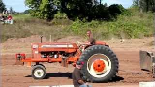 Allis Chalmers D19 gas tractor pulling in Eden WI 9912 [upl. by Eiznekam]