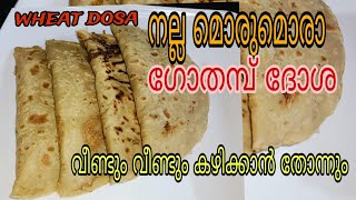 ഈ ദോശ വീണ്ടും വീണ്ടും കഴിക്കുംട്ടോ l wheat dosa recipe l Preethi vlog kuttu [upl. by Rattray739]