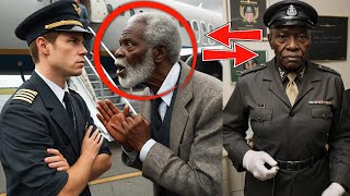 An Elderly Black Man Was Not Allowed to Board Then They Saw His Generals Shoulder Boards [upl. by Htilil]