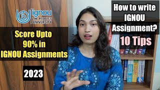 How To Write IGNOU Assignment 2023 and Score 90 Importance of IGNOU Assignment thebraingain [upl. by Havard]