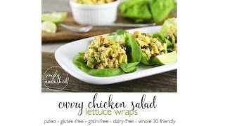 Curry Chicken Salad Recipe [upl. by Aicatan433]