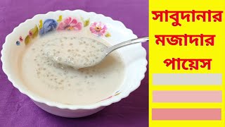 বাচ্চাদের জন্য সাবুদানার স্পেশাল পায়েস  baby food  Sabudana Special Payas [upl. by Hamlet]