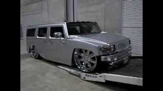 Bagged HUMMER H2 SLAMMED on 30inch 「fairytaleⅡ」6 ハマーH2 着地 エアサス スラムド [upl. by Enomar241]