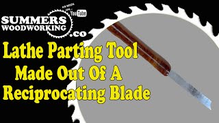 How To Make A Lathe Parting Tool Reciprocating Blade [upl. by Cathi461]