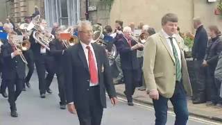 Pateley Bridge High Street on Nidderdale Show Day [upl. by Adnyl]