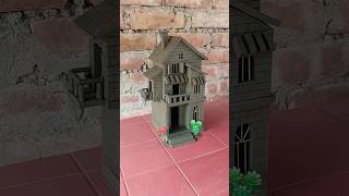 Design diy mud house making 🏠 l clayhouse mudhouse craft [upl. by Eilarol284]