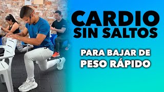 CARDIO SIN SALTOS PARA BAJAR DE PESO RÁPIDO [upl. by Florenza606]