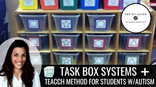 Task Boxes and The TEACCH Method for Students wAutism [upl. by Atilemrac127]