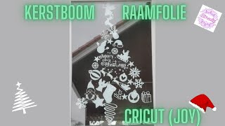 Cricut Joy NL  Raamfolie kerstboom  NL ENG DE ESP Subtitel [upl. by Fante408]