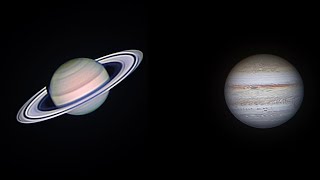 Capturing Jupiter and Saturn from my backyard start to finish [upl. by Yam]