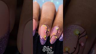 Christmas Lights Nail Art That Looks like Real shorts natdenail christmas nailart [upl. by Mikal721]