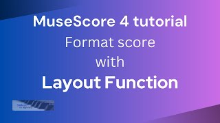 MuseScore 4 short tutorial Layout in Palette Area 16 bars per page One staff of music [upl. by Audley]