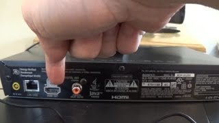 How to Setup a Sony BlueRay DiscDVD Player [upl. by Arlan566]