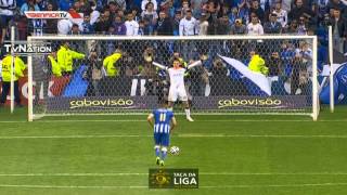 Porto 3 Vs 4 Benfica Todos os Penalties Com Relato Antena 1 12 Final Taça da Liga 2014 [upl. by Anilek]