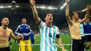 Messi festejando  Holanda vs Argentina  Semifinal Brasil 2014 [upl. by Yelram]