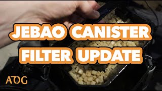 Jebao Canister Filter Update amp Cleaning [upl. by Asus]